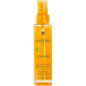 René Furterer Solaire Kpf50+ Protective Summer Oil Glossy Effect Waterproof Nutritive 100mL