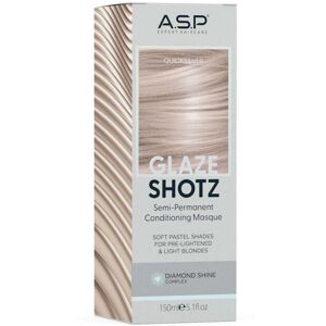 A.S.P Hair Glaze Shotz Semi-Permanent Conditioning Masque Soft Pastel Shades 150mL Quicksilver