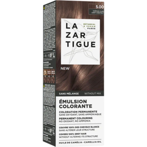 Lazartigue Émulsion Colorante Permanent Colouring without Mix 60mL 5.00 Light Chestnut