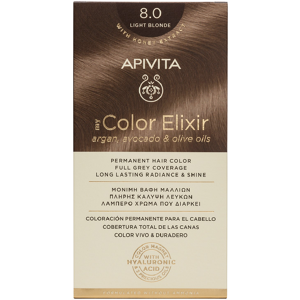Apivita My Color Elixir Permanent Hair Color 1 un. 8.0 Light Blond