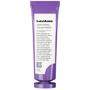LeaLuo Galaxy Paint Semi-Permanent Coloring Hair Mask Intensive Color 150mL Deep Purple