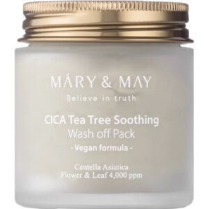 Máry & May CICA Tea Tree Soothing Wash Off Pack - For Sensitive Skin 125g