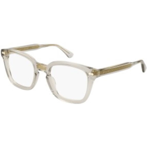 Gucci - GG0184O Womans Glasses Grey Crystal and Gold