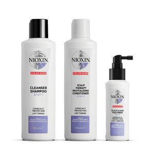 Nioxin 3-Part System Kit 5 for Chemically Treated Hair with Light Thin