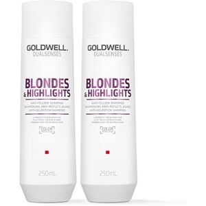 Goldwell Dual Senses Blonde & Highlights Anti-Yellow Shampoo 250ml Dou