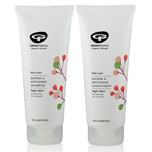 Green People Quinoa & Artichoke Shampoo 200ml & Conditioner 200ml Duo