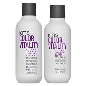 KMS ColorVitality Blonde Shampoo 300ml & Blonde Conditioner 250ml Duo