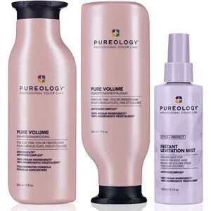 Pureology Pure Volume Shampoo 266ml, Conditioner 266ml & Instant Levit