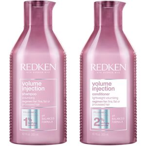 Redken Volume Injection Shampoo 300ml & Conditioner 300ml Duo