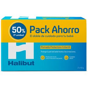 Halibut Pomada protectora infantil 2 x 45 gr