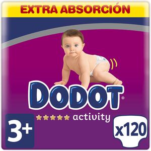 Dodot Activity Extra talla 3 pañales 6-10 kg 120 u