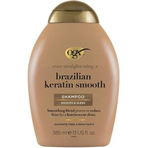 Ogx Brazilian Keratin Shampoo, Smoothes and Nourishes, Wavy or Curly Hair 385 ml