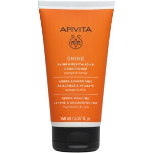 Apivita Shine And Vitality Conditioner with honey and orange formulated without silicones 150 ml