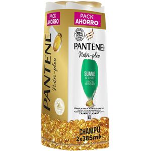 Pantene Soft And Smooth Shampoo Lot 2 x 385 ml