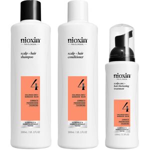 Nioxin System 4 - Kit - Treatment for Colored Hair with Advanced Thinning 3 units