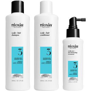 Nioxin System 3 - Kit - Treatment for Colored Hair with Mild Thinning 3 units