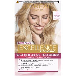L'Oréal París Excellence Creme tinte 9 rubio claro claro