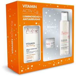 Avène Vitamin Activ Cg Serum + Micellar + Cream Case 3 pcs