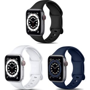 Gear Geek Compatible Apple Watch Strap Black/White/Blue 38/40/41mm