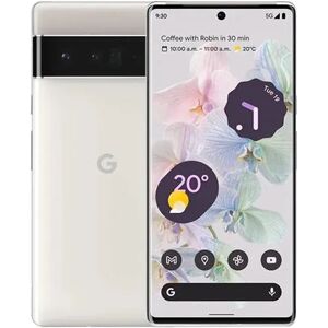 Google Pixel 6 Pro 5G 128GB Cloudy White Unlocked SIM-Free Smartphone Mobile Phone, Used - Like New