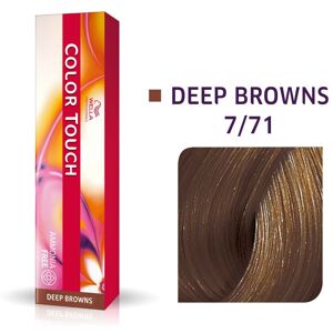 Wella Professionals Color Touch Semi-Permanent Hair Dye Without Ammonia 7/71 Medium Blonde Ash Brown 60 ml