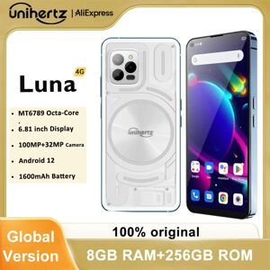 Unihertz Luna Smartphone Rhythm Ambient LED strip Music Phone 8GB RAM 256GB ROM 108MP G99 Mobile Phone Night Vision Cellphone