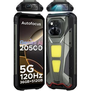 DOOGEE V Max Play 5G Rugged Phone Projector Function Dual Camping Lights 6.78'' Display 20500mAh Battery 16GB 512GB Smartphone