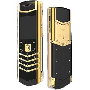 MAFAM Elegant Metal Signature Handmade Mobile Phone Dual SIM Bluetooth Dialer Ebook Luxury Feature Classic Senior Phone for Elderly