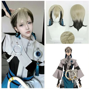 Bandai In Stock Zanka Cosplay Wig Anime Gachiakuta Zanka Hair Good-Looking Handsome Decoration Easy To Wear Nice Festival Gift To Fans