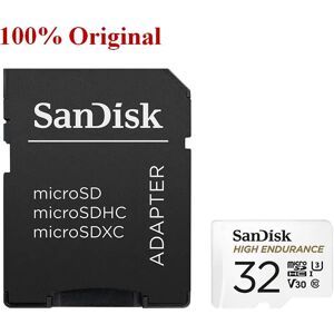 100%SanDisk High Endurance Video Monitoring 32GB 64GB 128GB 256GB SD Card SDHC/SDXC Class10 100MB/s TF Card for CAR phone Camera