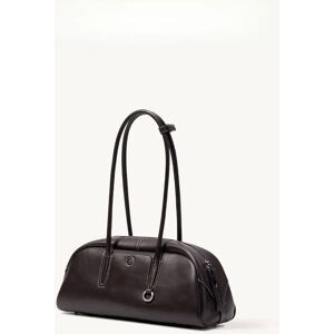 CKKUI Genuine Leather Bowling Clutch Bags Brand Classic Hobos Phone Purse Underarm Shoulder Commute Pouch Korean Style Tote Handbags