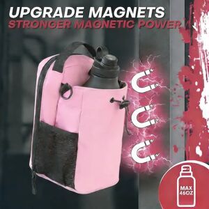 Biboss Magnetic Gym Bag Large Capacity Magnetic Carrier Bag With Phone Pocket Portable Gym Water Bottle Pouch Gym Accessories Organizer