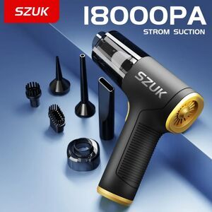 szuk Car Vacuum Cleaner Powerful Wireless Cleaning Machine Car Accessories Home Appliance Auto Robot Strong Suction Portable Cleaner