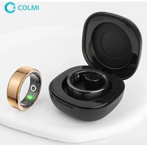 2024 COLMI R02 Smart Ring with Charging Case for Men Women, Battery Life, 39 Days, Health Monitor, 5ATM Waterproof