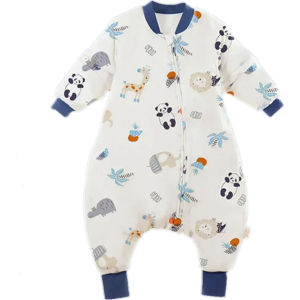 NONE Baby Sleeping Bag Cartoon Children Pajamas Infantil Stuff For Four Seasons Cotton Toddler Sack Kids Sleepwear Bedding Jumpsuit