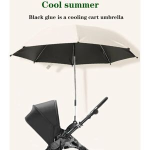 NONE Baby Stroller Folding Umbrella UV Sun Rain Protection Parasol 360 Degrees Adjustable Universal Stroller Sunshade Canopy CoverBab