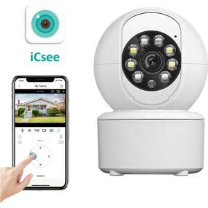 ENERFER ICSEE App 2MP WIFI Smart Camera Security Protection Baby Monitor Full Color Night Vision Ai Human Tracking Two-Way Audio ICSEE