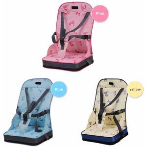 NONE Portable Baby Dining Seat Kids Children Booster Seats Highchair Cushion Baby Chair Bag Foldable Infant Travel Booster Seat