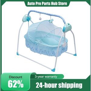 NONE Electric Bluetooth Baby Swing Cradle Bassinet Rocking Crib, Portable Infant Bed, Automatic Swinging Baby Rocking Chair