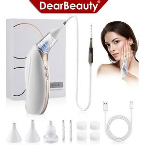 DearBeauty 3 Modes Ear Wax Vacuum Removal Set Suction Nasal Aspirator Painless Ear Cleaner for Swimming Flying Ear Infections Ear Care