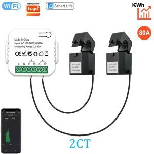 NONE WIFI Smart Energy Meter Solar PV System Power Production Consumption Bidirectional Monitor Meter APP Control works with Tuya