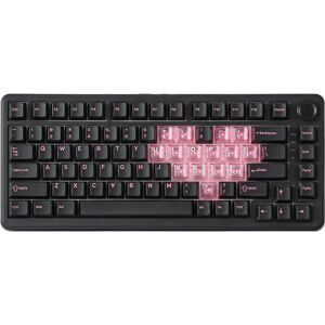 YUNZII B75 PRO Heart Mechanical Gaming Keyboard,Bluetooth/Wire/Wireless 75 Knob RGB Keyboards,Gasket Hot-Swap Custom Creamy Keeb