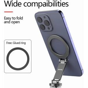 NONE Magnetic Magsafe Phone Holder W/ Cold Shoe Mount Metal Phone Holder Horizontal Vertical Shooting for Camera Monitor Tripod