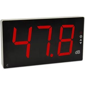 NONE 30-130dB Wall Hanging Mounted Digital Sound Level Meter Tester Volume Measuring LCD Screen Alarm Decibel Monitoring Noise Meter