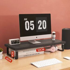 NONE 30/40/50cm Monitor Raised Shelf Office Laptop Bracket Desktop Computer Stand Desktop Rack Home Storage Holders Organizer