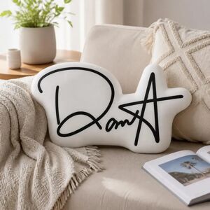 NONE Katseye Signatures Kpop GirlGroup Pop Music Plush Pillow Cushion Irregular Stuffed Throw Pillow Home Decor Gift Sofa Bed Couch