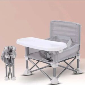 NONE Outdoor Foldable Portable Compact Baby Chair With Safe Belt Good Aluminium Alloy Chair For Travel Camping Picnics High Quality