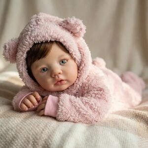 NONE NPK Abigail 19-inch Newborn Baby Doll - Lifelike Cuddly Realistic 3D Skin with Visible Veins Multiple Layers Painting