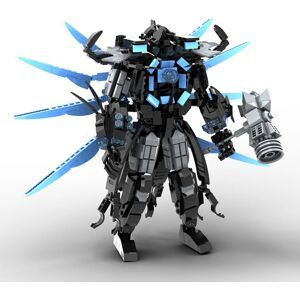 NONE 780pcs/set Horror Game Skibidi Toilet Man Building Blocks Trisolaran Titan Monitor DIY Bricks Toys For Children Christmas Gifts