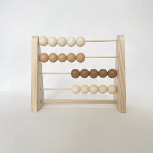 NONE Nordic Wooden Abacus for Kids Room Desktop Decoration Baby Early Learning Math Educational Toy Natural Wood Nursery Decor